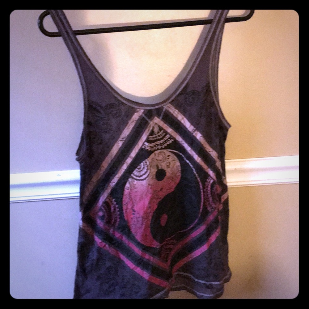 Juniors Small Sheer Tank